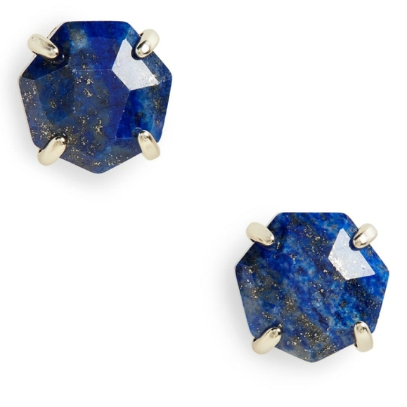 Kendra Scott Ryan Studs, Blue Lapis - Picture 6 of 12